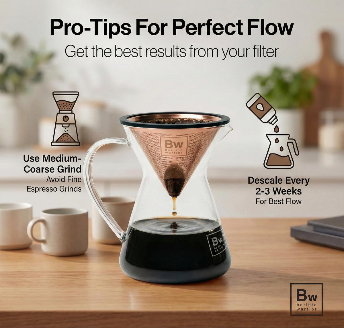 Barista Warrior easy rinse and maintenance for quick cleanup