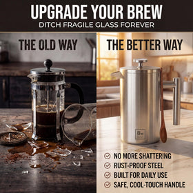 Barista Warrior easy-clean all-metal design cleans quickly