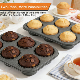 Barlket nonstick carbon steel pan ensures even browning and reliable performance