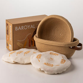 Baroyal Crispier Crust Oval Banneton for proofing and crisp crust
