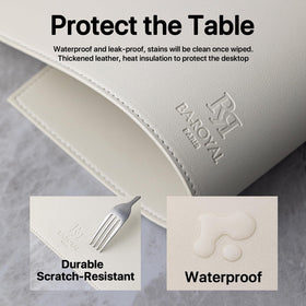 BARoyal placemats 12x17 inch size provides ample space for plates and cutlery.