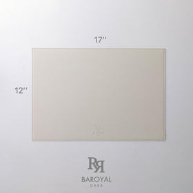BARoyal placemats non-slip base helps keep place settings secure during meals.