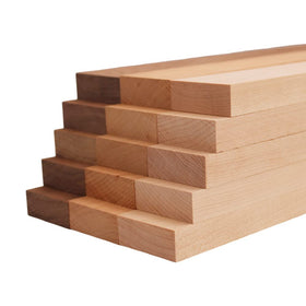 Barrington Hardwoods cherry boards 3-4x2x24 for rich color and strong joinery.