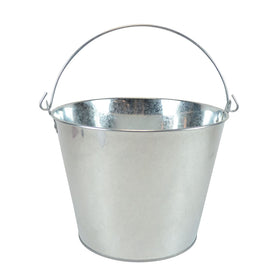 BARsics 5-quart galvanized beer bucket with ice for easy self-serve.