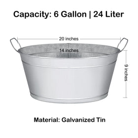 BARsics beverage tub pack of 2 showcased at rustic wedding setup.