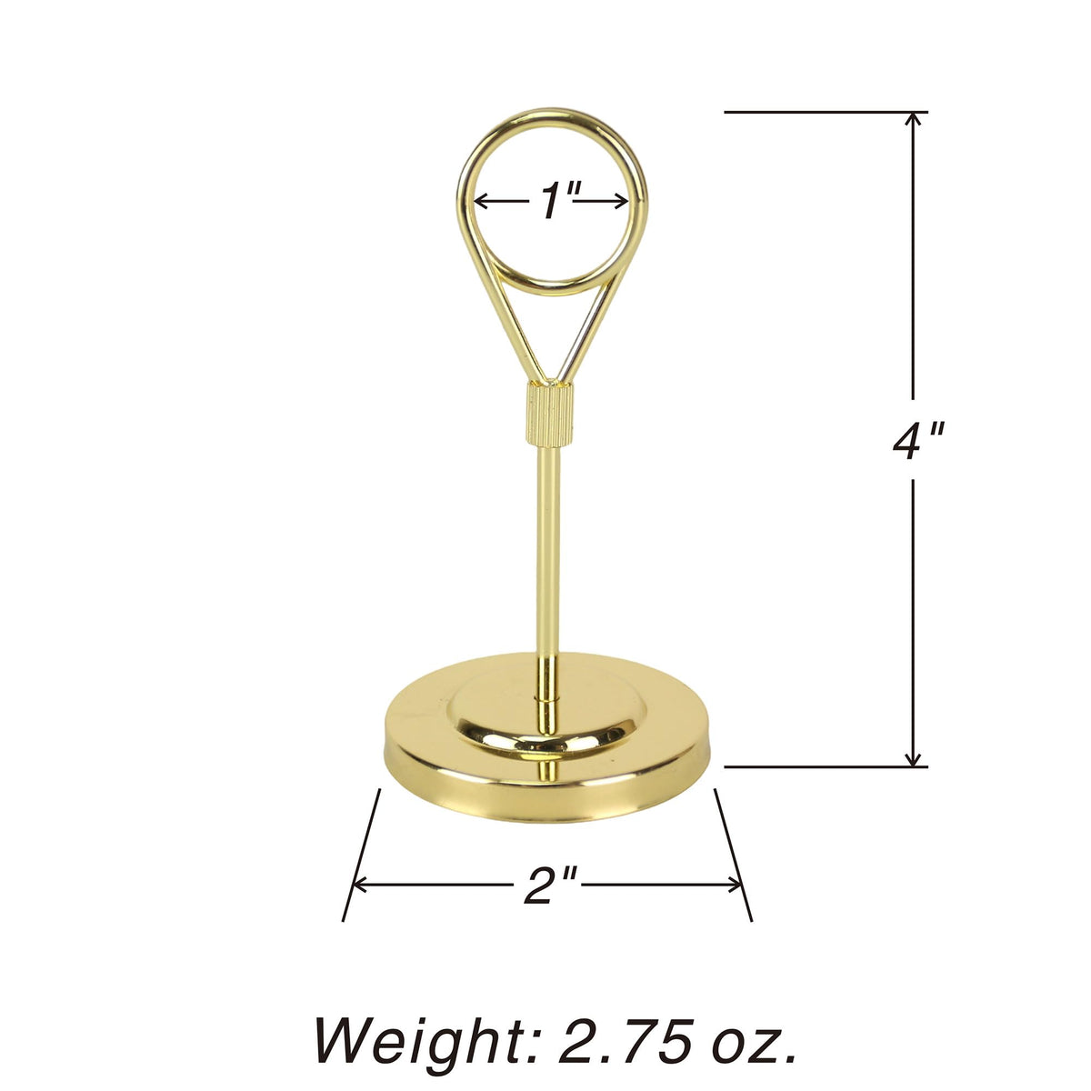 BARsics weighted-base holders stabilize cards at busy banquet tables