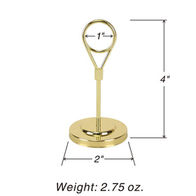 BARsics weighted-base holders stabilize cards at busy banquet tables