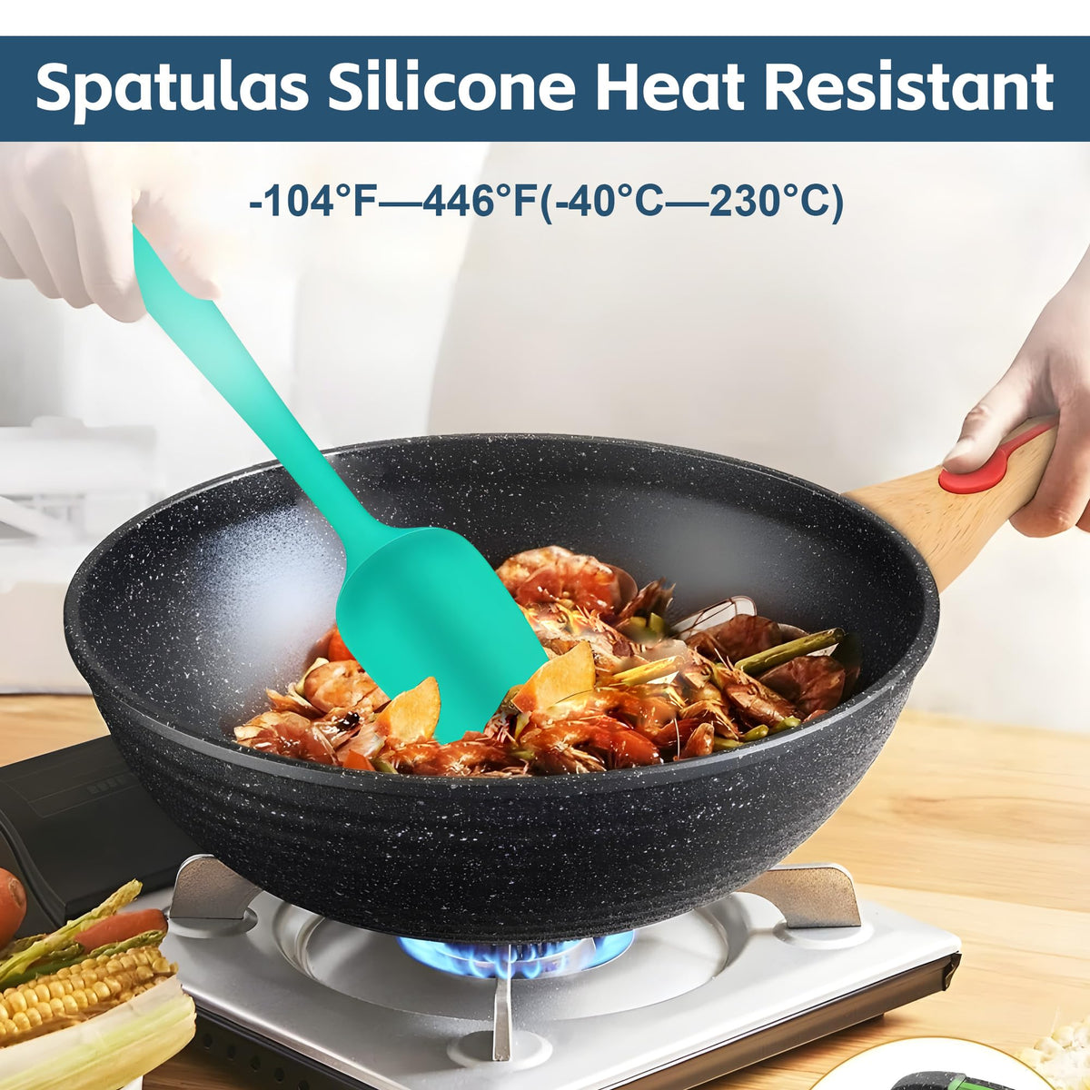 Barsone jar spatula in rainbow colors great for scraping jars and scooping condiments.