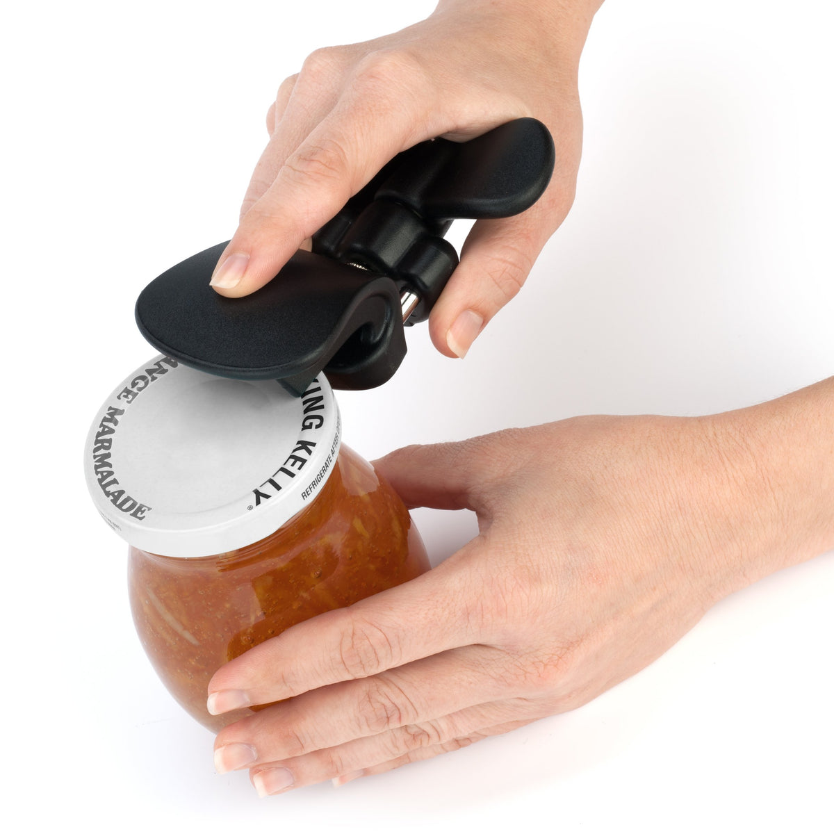 Bartelli Soft Edge 3-in-1 bottle-opener integrated tool ready to lift.