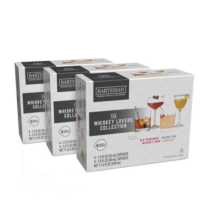 Bartesian 24-pack capsules ready for fresh, bar-quality cocktails at home