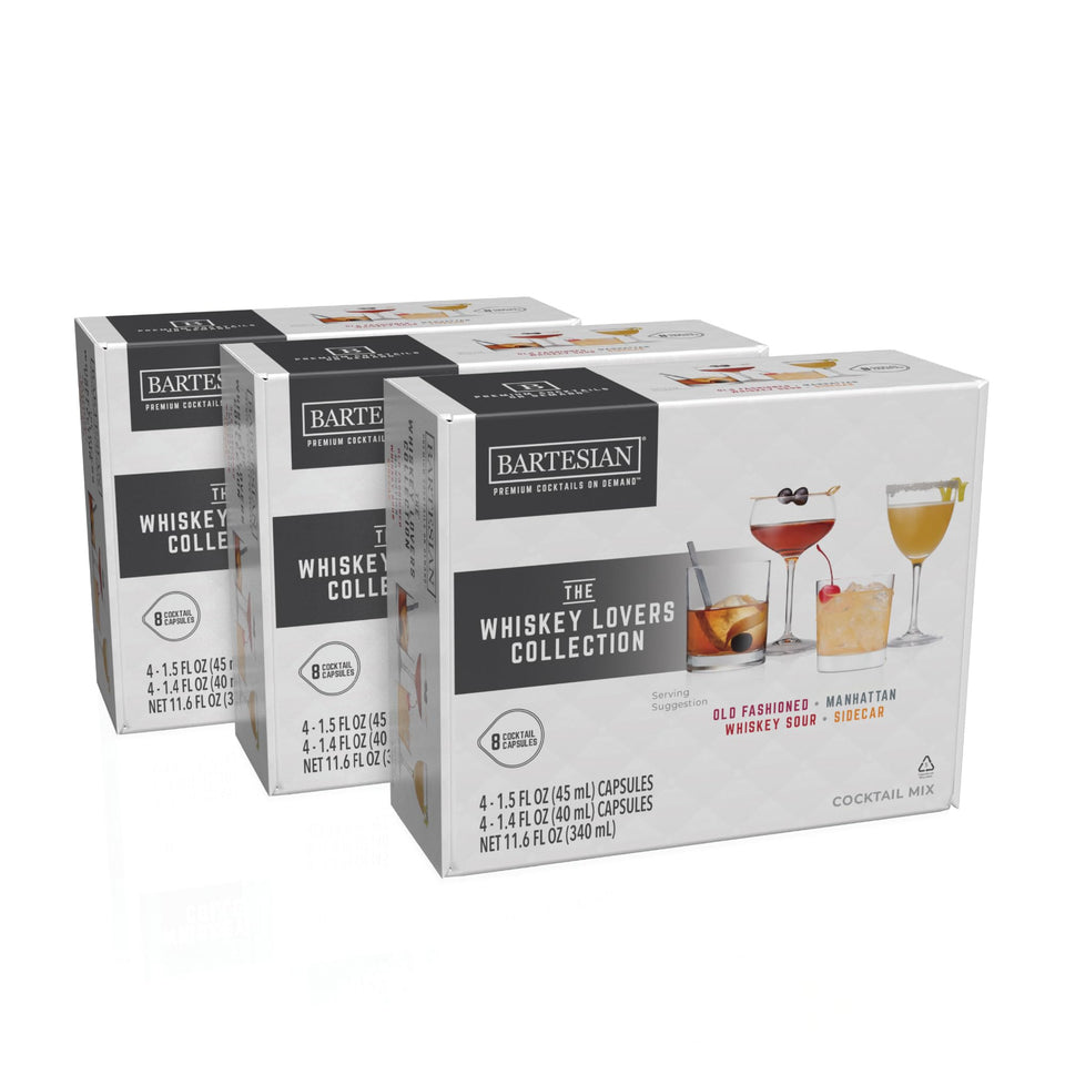 Bartesian 24-pack capsules ready for fresh, bar-quality cocktails at home