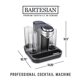 Bartesian automatic rinse feature minimizes flavor crossover.