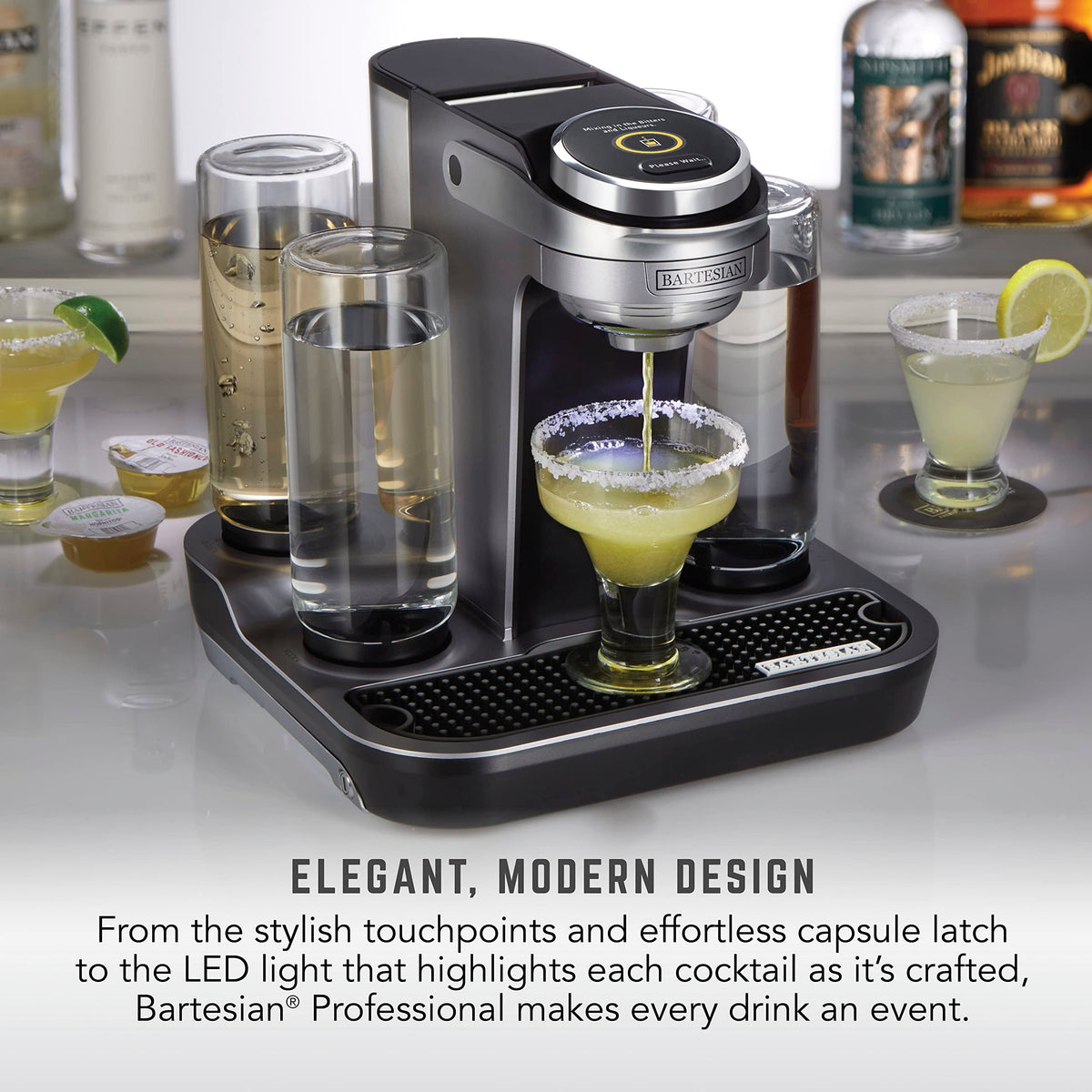 Bartesian bottle lock system keeps bottles secured during parties.