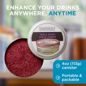 Bartesian Dessert cocktail garnishes offer versatile sweetness to elevate drinks.