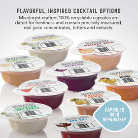 Bartesian Duet capsule slot and barcode recognition speed up drink selection.