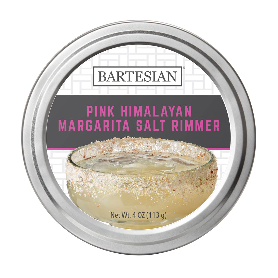 Bartesian pink Himalayan margarita rimmer glass with coarse salt for bold, flavorful rims.