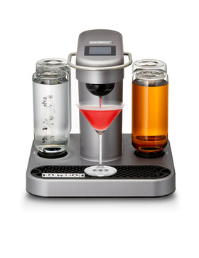 Bartesian premium cocktail machine front view ready for instant mixed drinks.