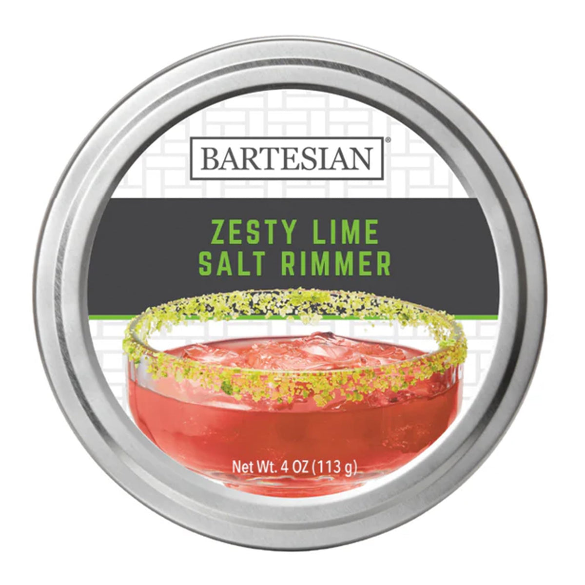 Bartesian zesty lime salt rimmer glass enhances citrusy cocktails at home.