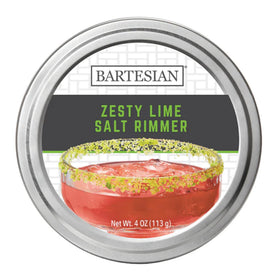 Bartesian zesty lime salt rimmer glass enhances citrusy cocktails at home.