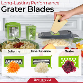 Bartnelli blade holder stores all blades neatly inside the container.