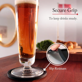 Barvivo dishwasher-safe coasters make cleanup easy.