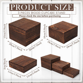 Barydat burnt wood display stand highlights cheese and fruit on rustic table.