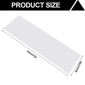Barydat shelf liner pack of 8 pieces provides durable protection across shelves.