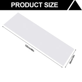 Barydat wire shelving liner, clear waterproof design, keeps shelves dry and easy to wipe.