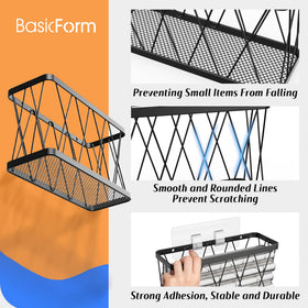 BasicForm lid-storage on cabinet door highlights easy access.