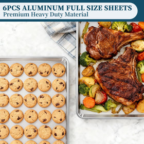 Bastwe 1-inch deep pan supports jelly rolls and sheet-pan dinners