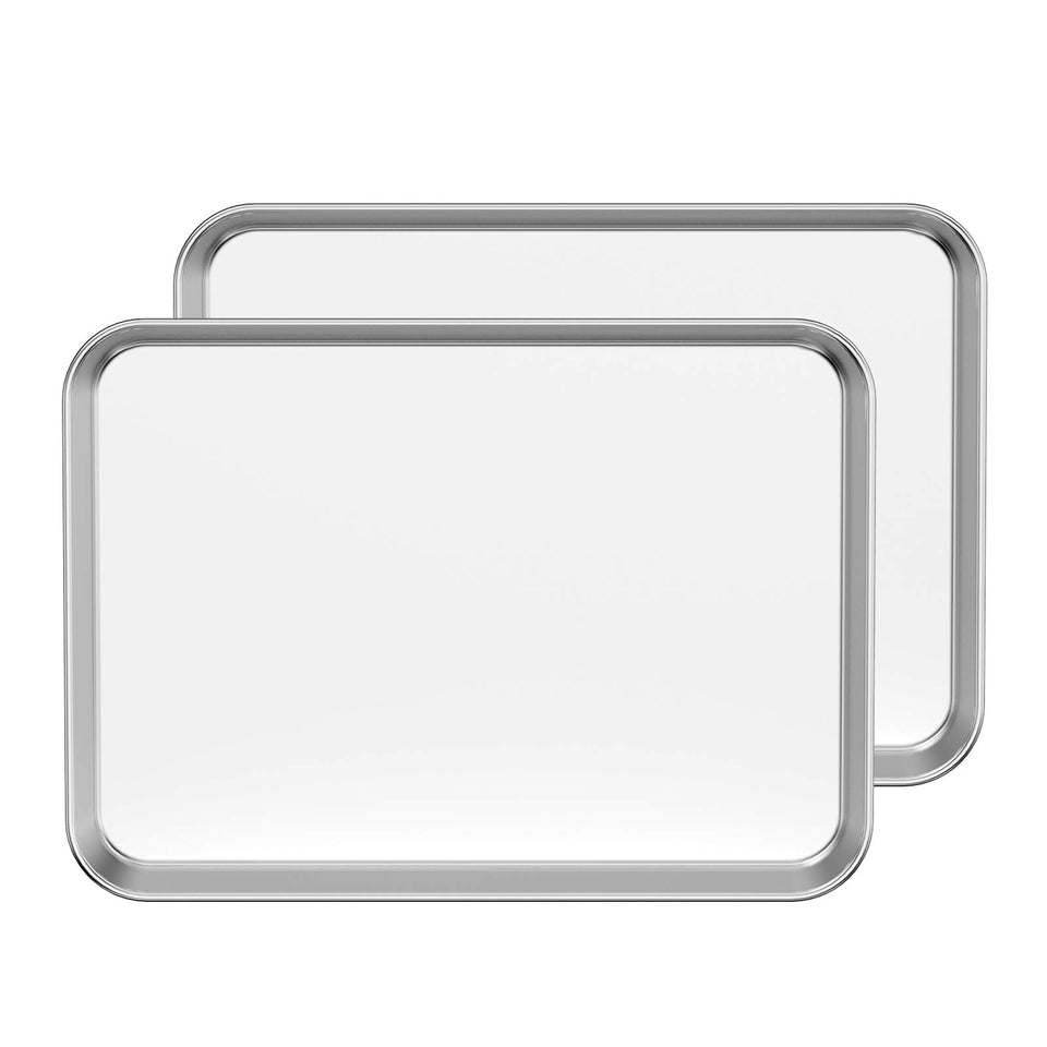 Bastwe baking sheet set 2-pack—16x12 inch surface for even browning.