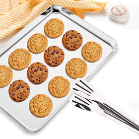 Bastwe cookies and brownies bake evenly on these sheets.