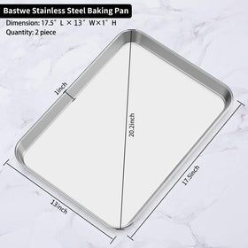 Bastwe dishwasher-safe baking sheets ideal for busy kitchens