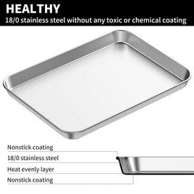 Bastwe mirror-finish bakeware surface that stays durable
