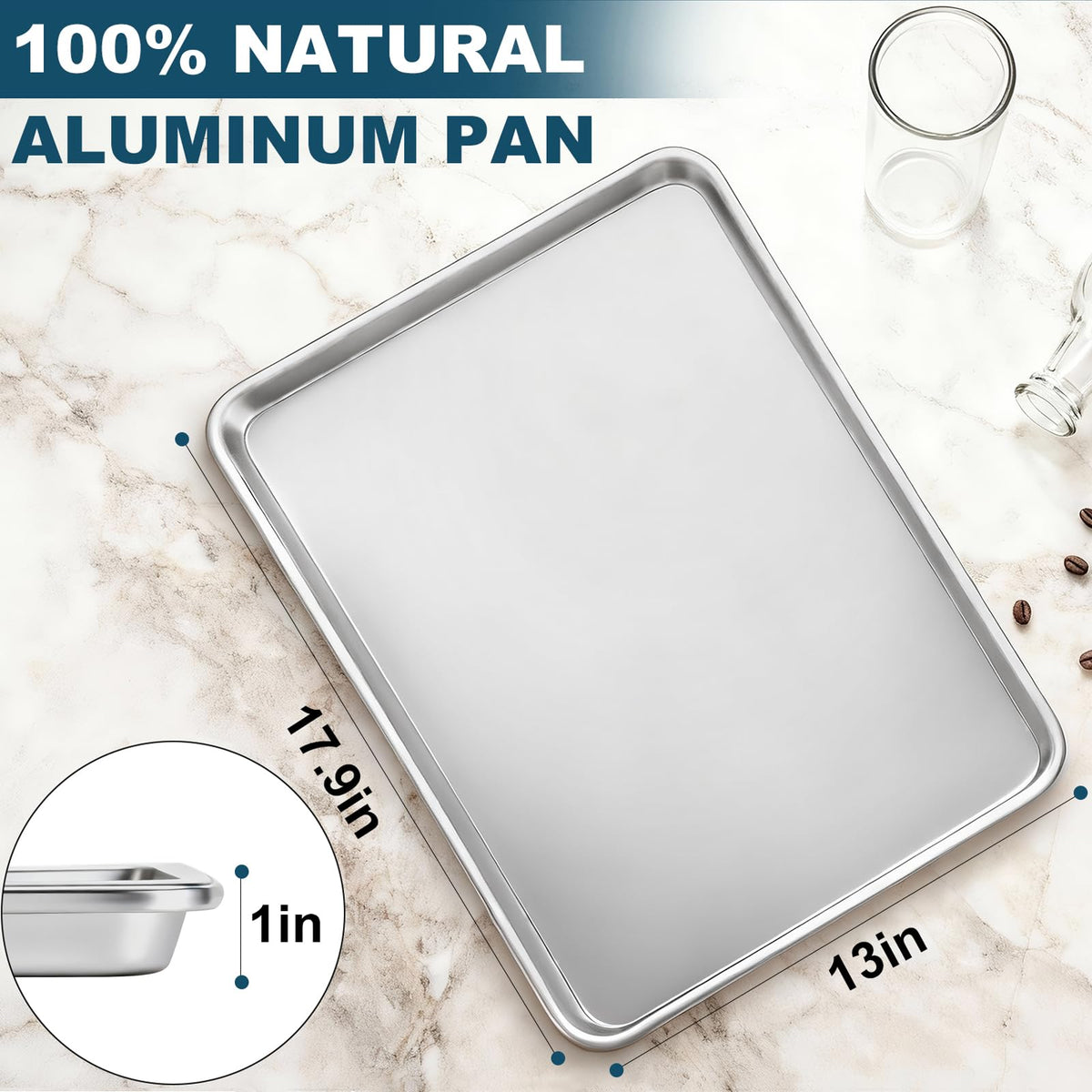 Bastwe bakeware endures up to 500°F for versatile cooking applications.