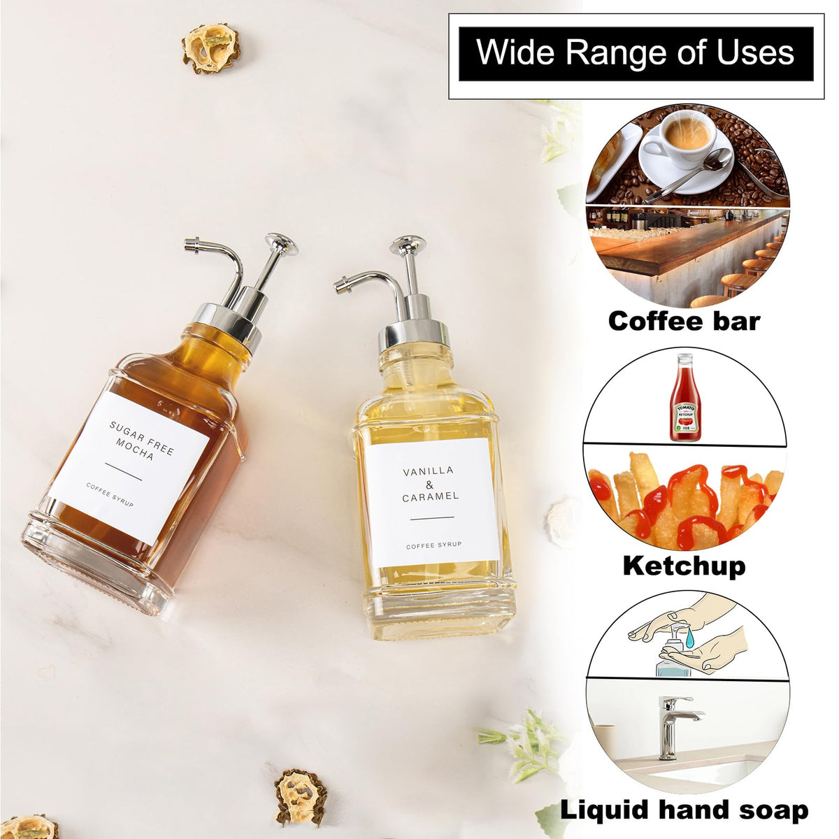 BathAce silicone funnel included for easy refilling and mess-free use.