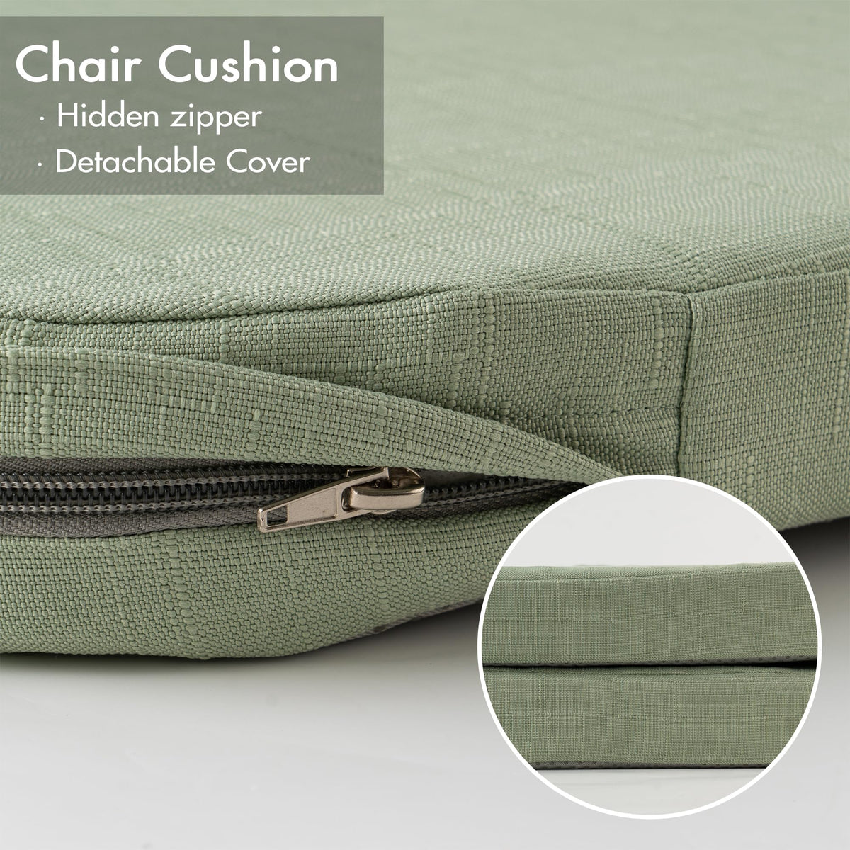 Battilo Home silicone granules backing adds extra grip to keep cushions in place.