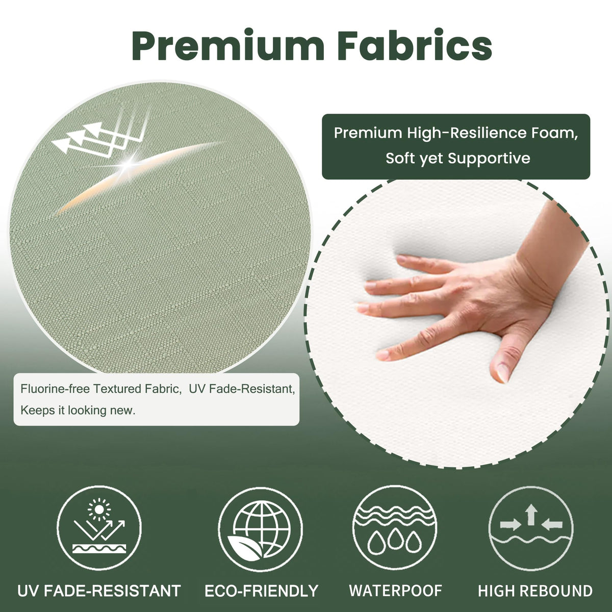 Battilo Home cushions with ties illustrate secure fit for stable seating.