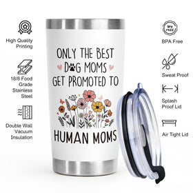 BaubleDazz tumbler shown as a pregnancy gift for wife or friend, celebrating motherhood.