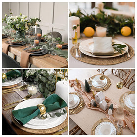 BAVIFY boho farmhouse placemats suit celebrations and casual dinners with graceful texture.