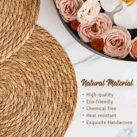 BAVIFY farmhouse decor placemats add warmth and texture to meals