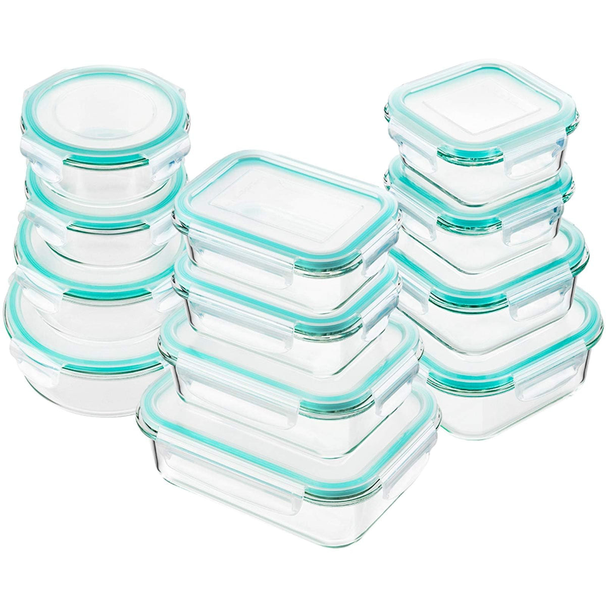 Bayco Rectangle 370ml glass container for meal prep and freshness.
