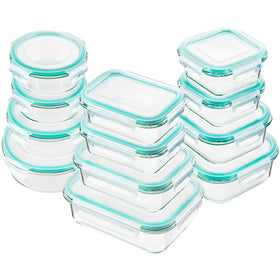 Bayco Rectangle 370ml glass container for meal prep and freshness.