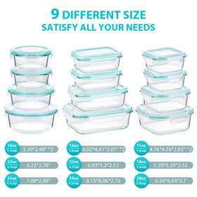 Bayco 630ml rectangle glass container for versatile storage.