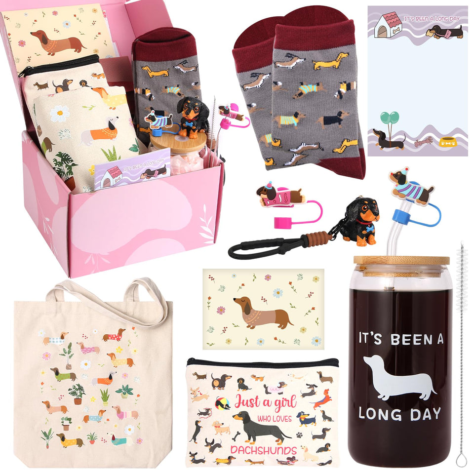 Bayelove dachshund glass cup ideal for hot coffee with a playful design