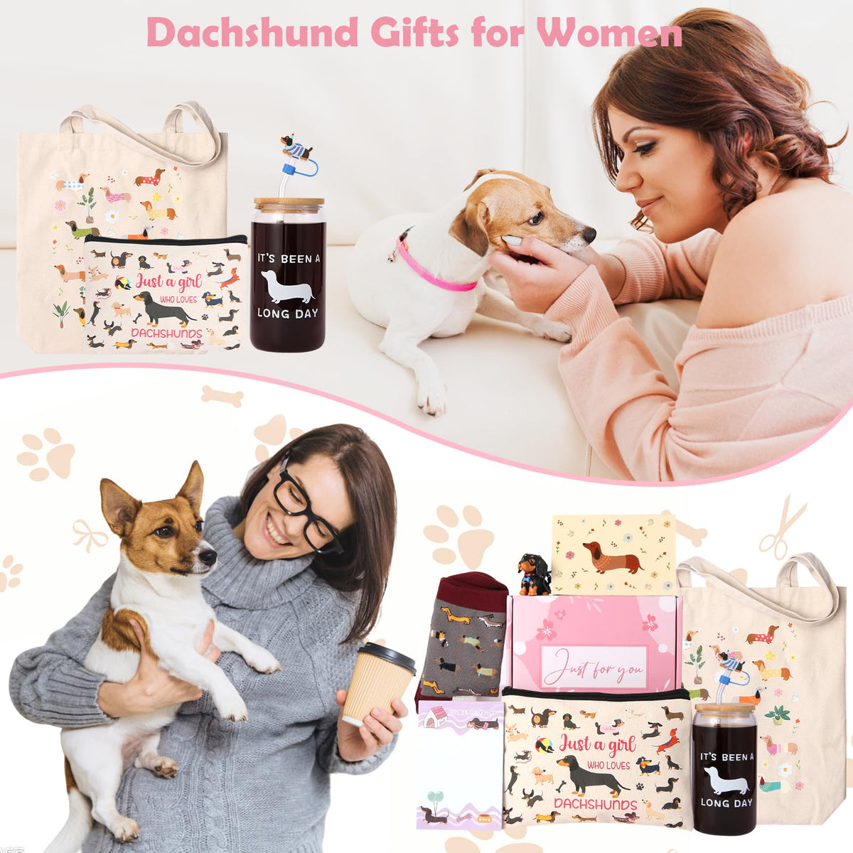 Bayelove dachshund straw cap protects drinks in style