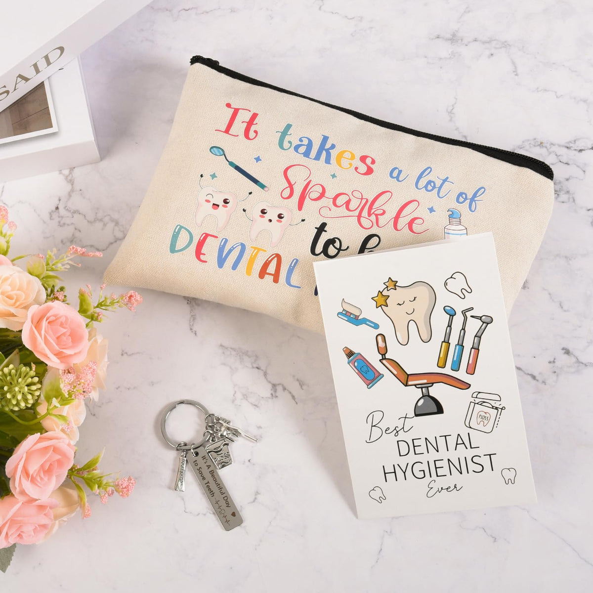 Bayelove dental hygienist badge reel holder provides quick badge access