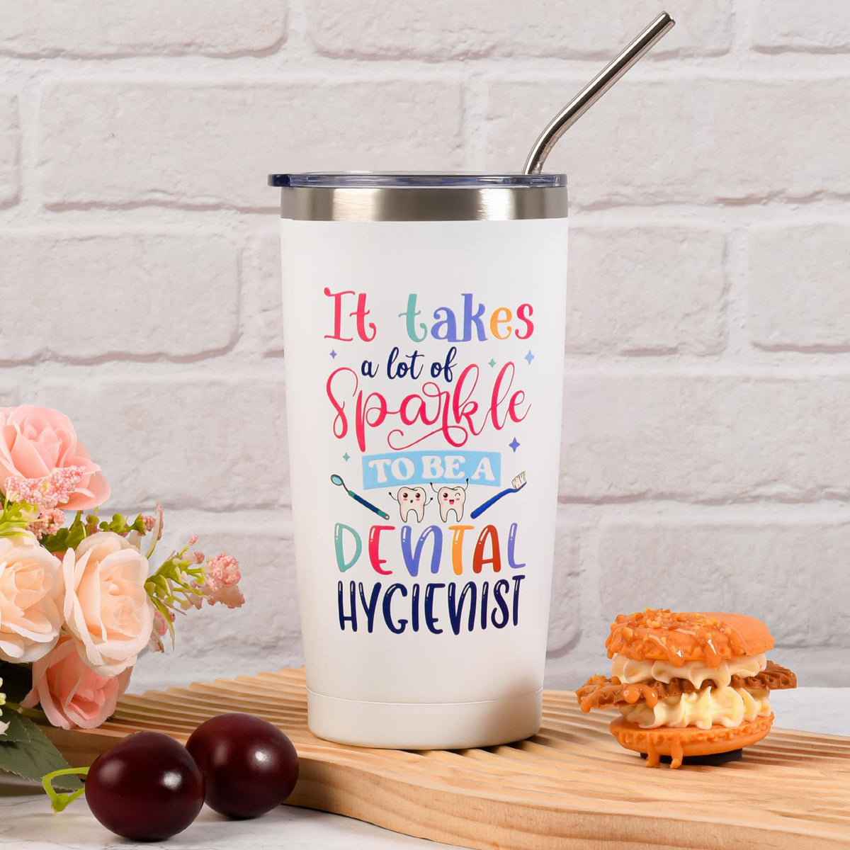 Bayelove dental hygienist pen holder keeps desk organized