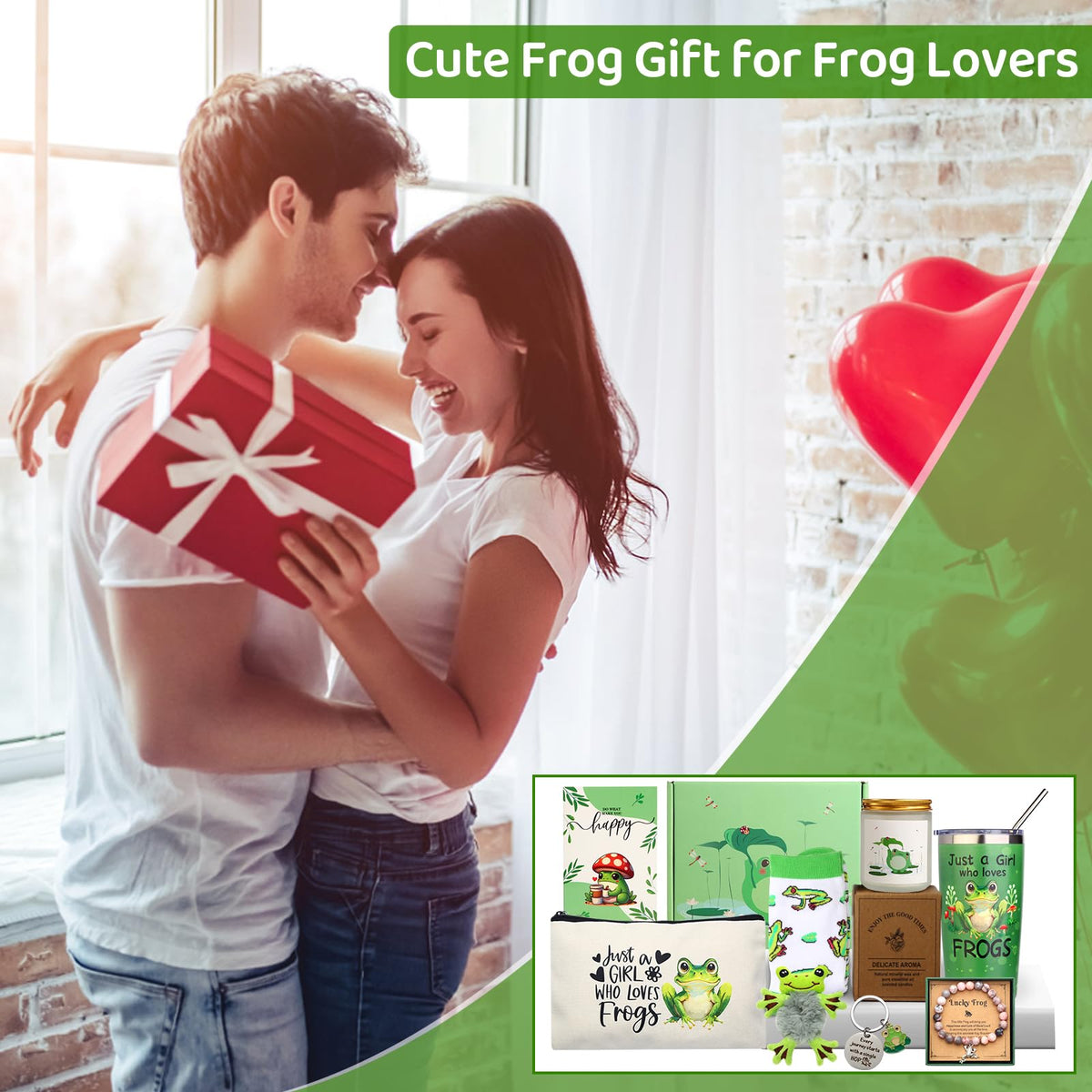 Bayelove frog gift set gift card, versatile present option.