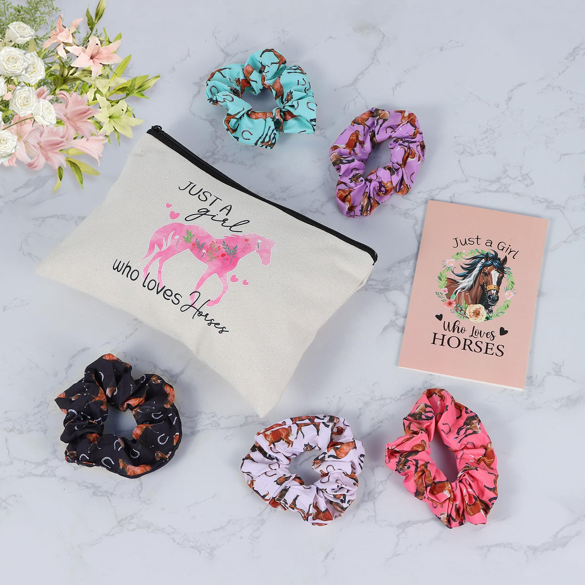 The Bayelove horse gift set hair band adds a soft, practical touch.